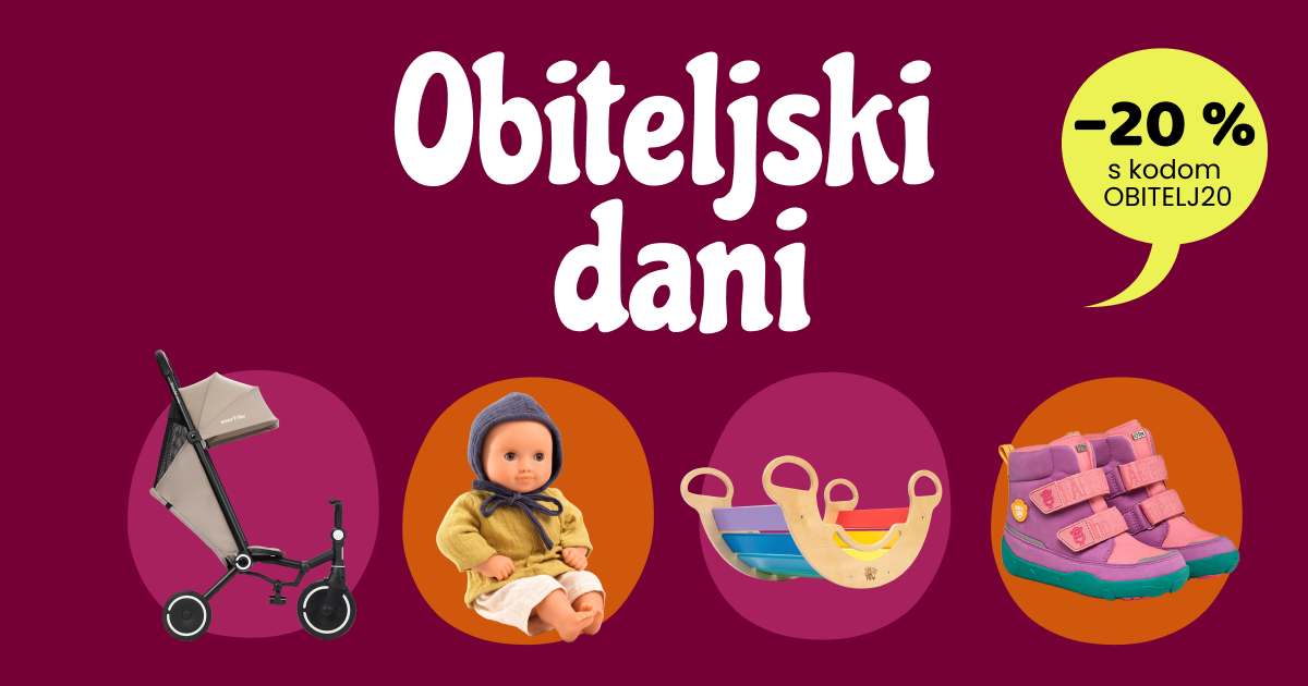 Obiteljski dani: −20 % na opremu za djecu i roditelje