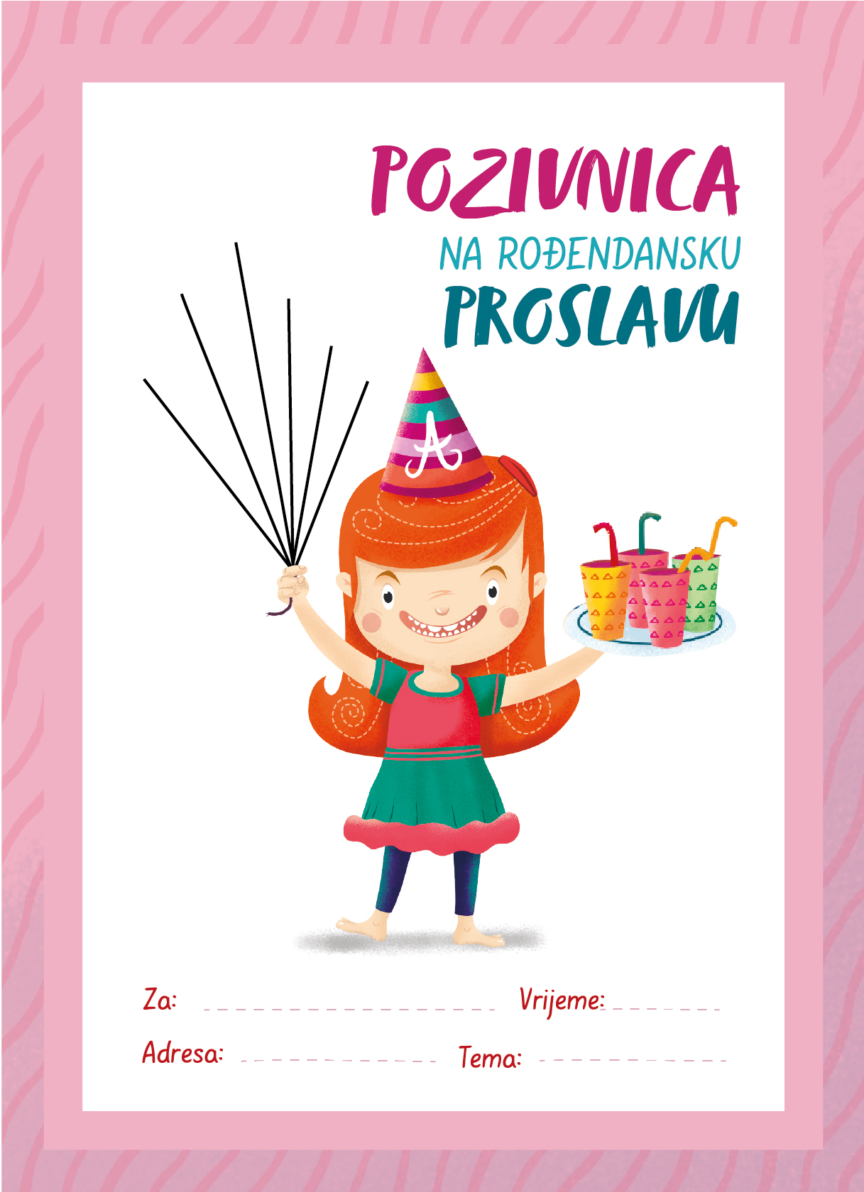PREUZMITE BESPLATNO pozivnicu za rođendansku proslavu